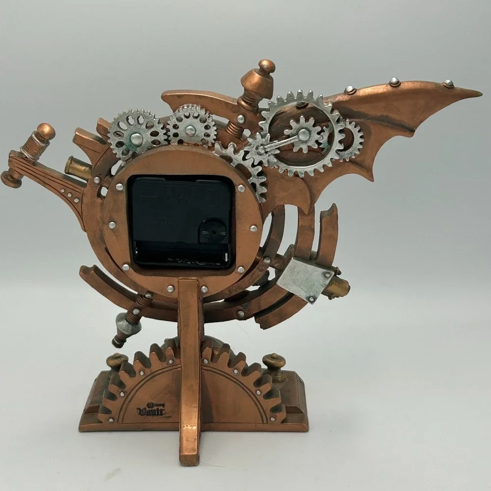 Steam Punk Clock Alchemy Stormgrave Chronometer Gold Gothic Machinery Celestial